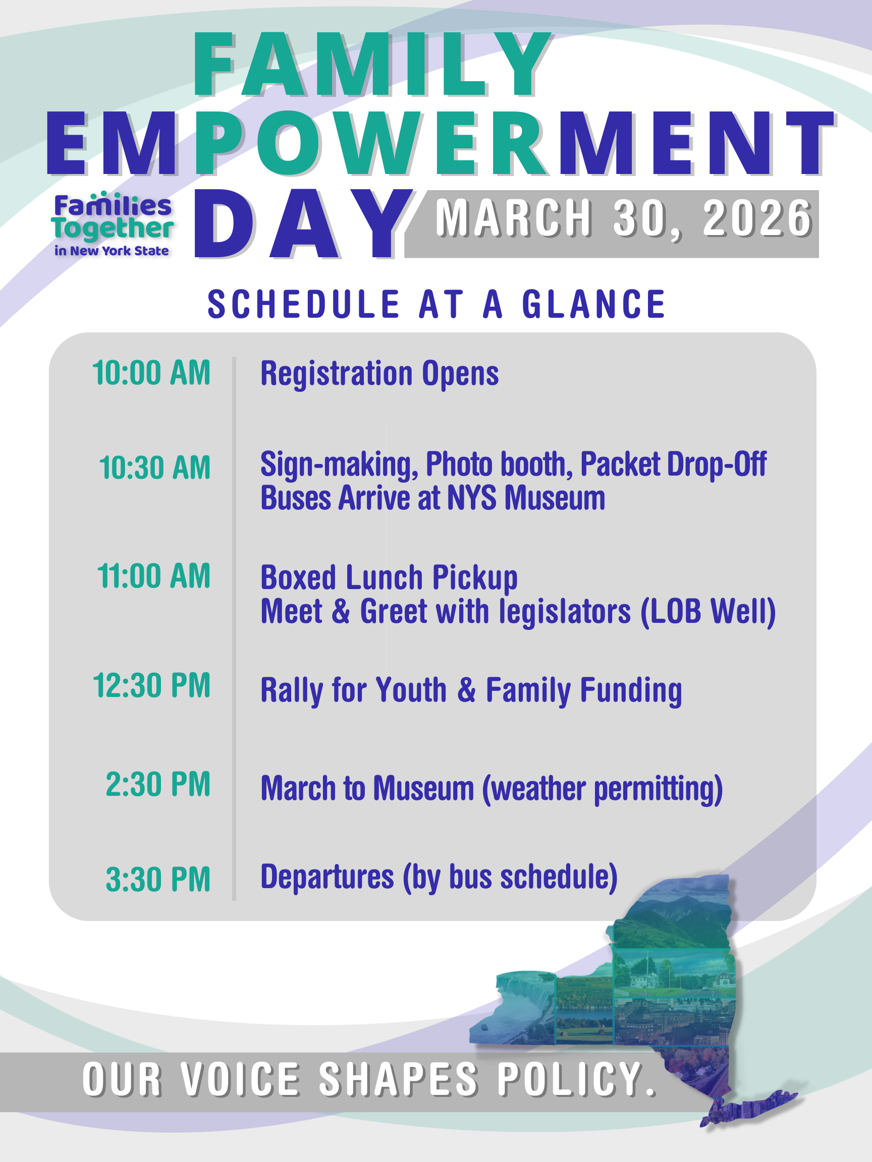 FED 2026 Schedule at a glance